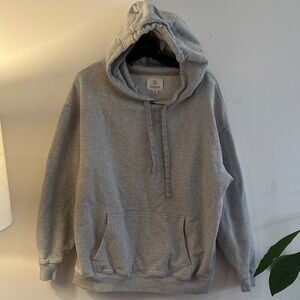 Cozy Gray Hoodie for Women, oversized- Preloved